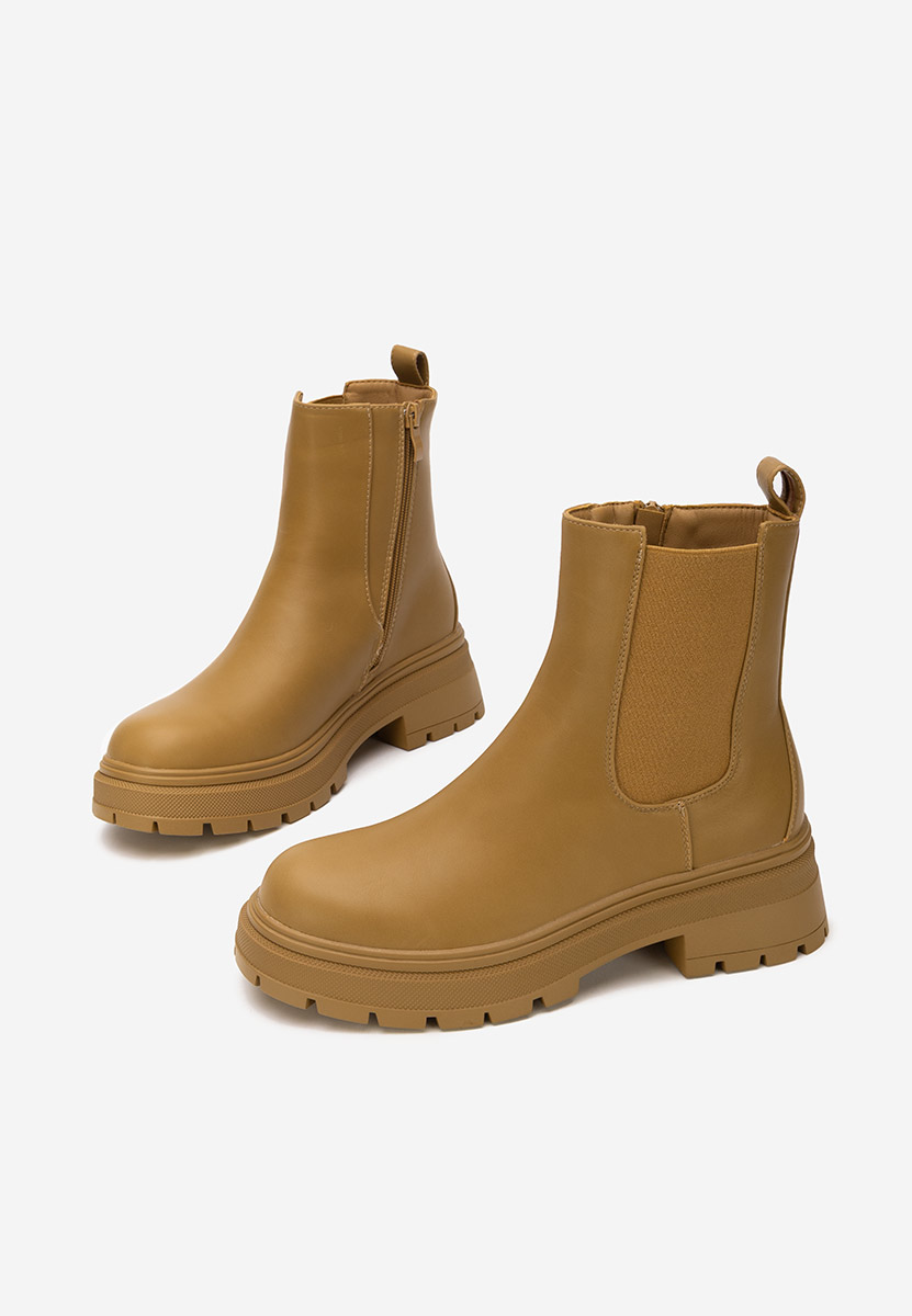 Khaki botki chelsea Novria