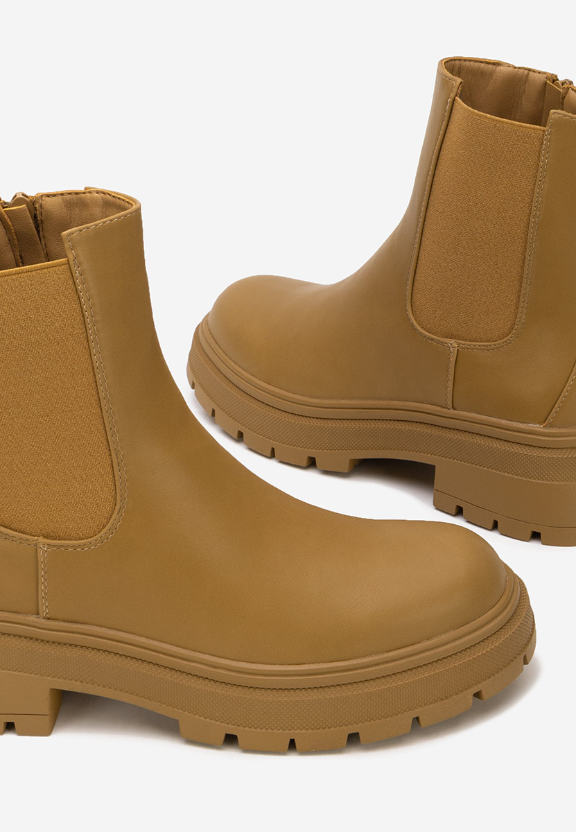 Khaki botki chelsea Novria