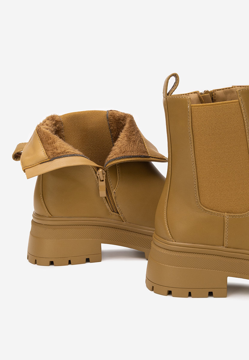 Khaki botki chelsea Novria