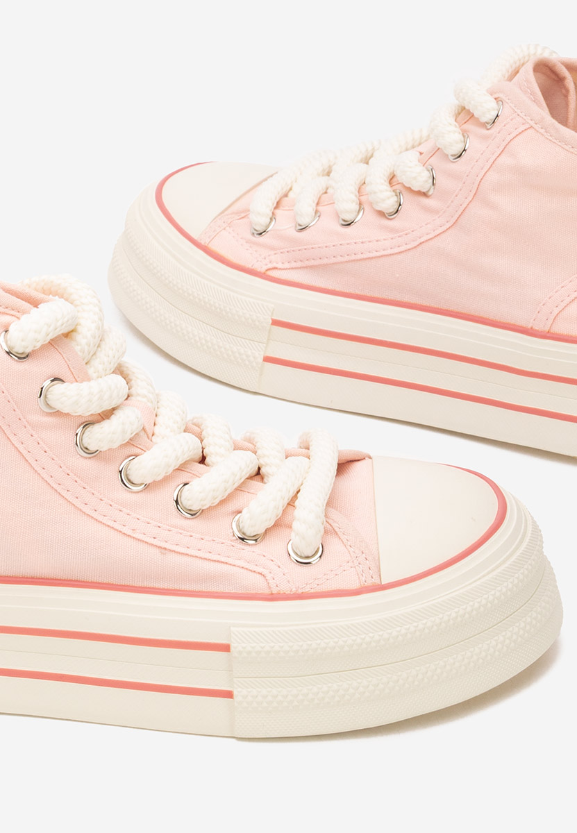 Różowe trampki damskie Alicata