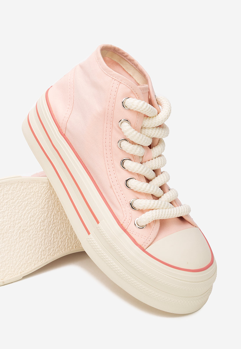 Różowe trampki damskie Alicata