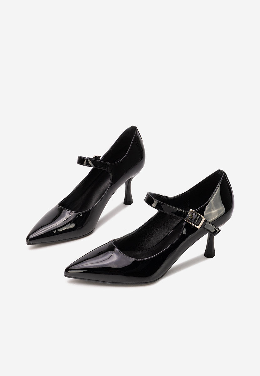 Czarne czółenka na szpilce Rosilla