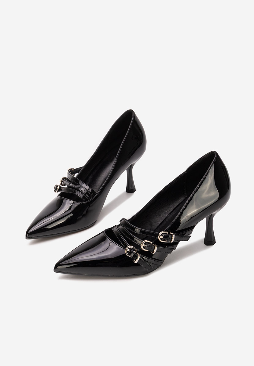 Czarne czółenka na szpilce Zonnia