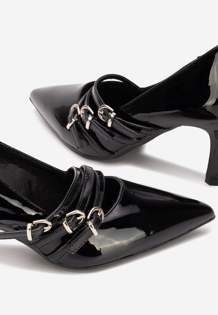 Czarne czółenka na szpilce Zonnia