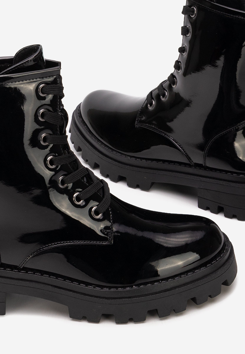 Czarne trapery damskie Maxine