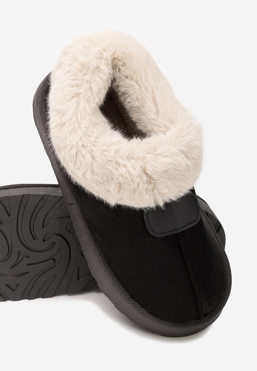 Czarne botki na platformie Elarva