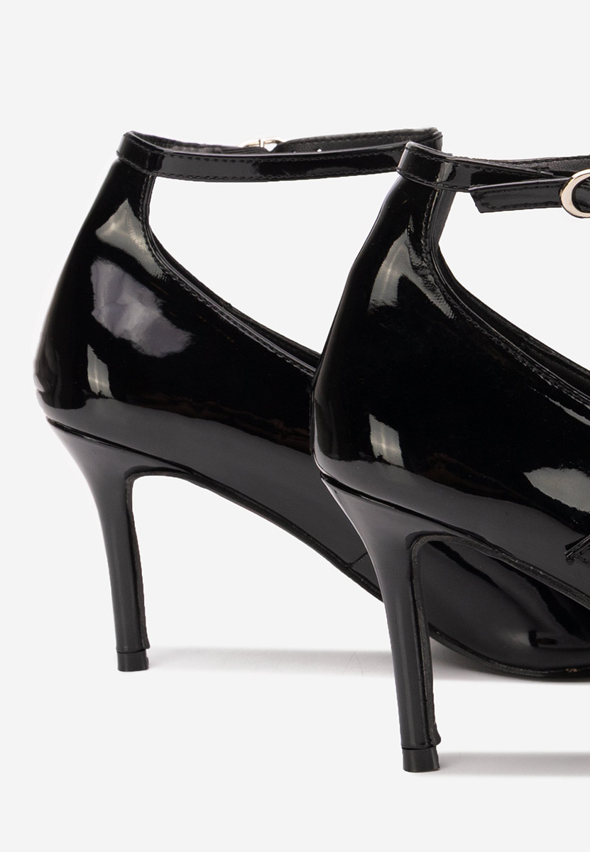 Czarne szpilki na obcasie Nonalisa