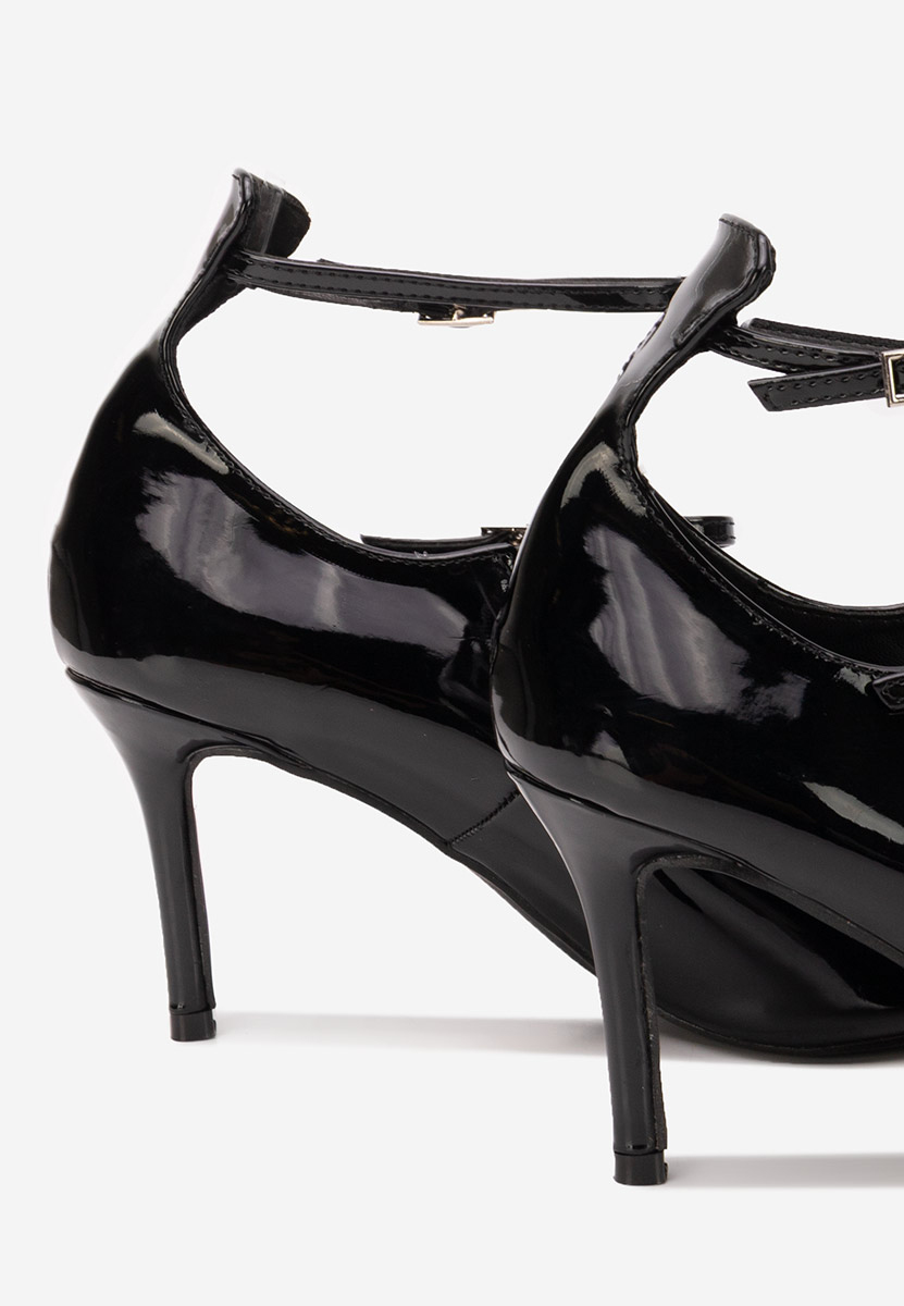 Czarne szpilki na obcasie Monalisa