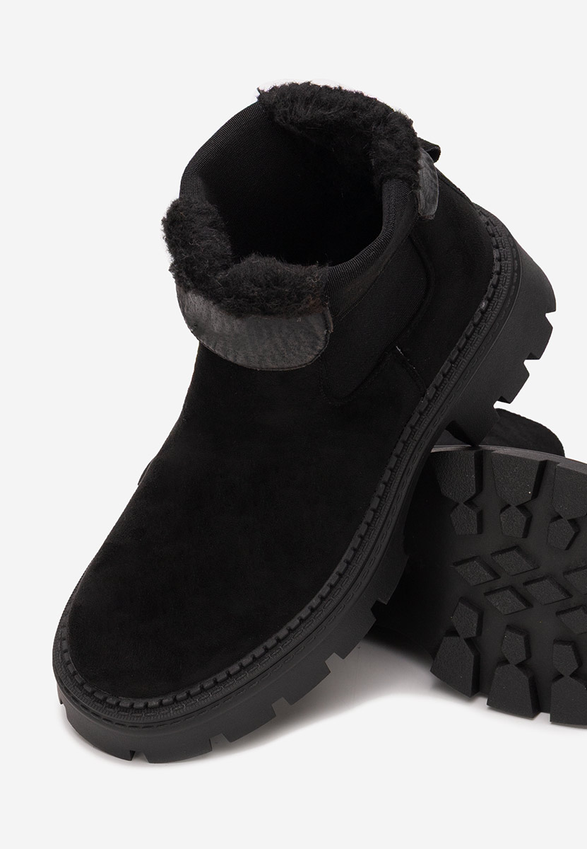 Czarne kozaki damskie Ginesia