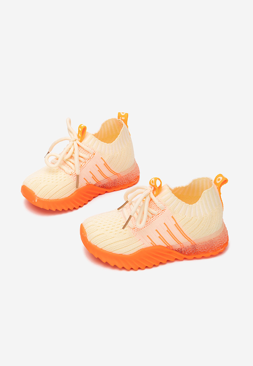 Pomarańczowe sneakersy dla dzieci Alessio