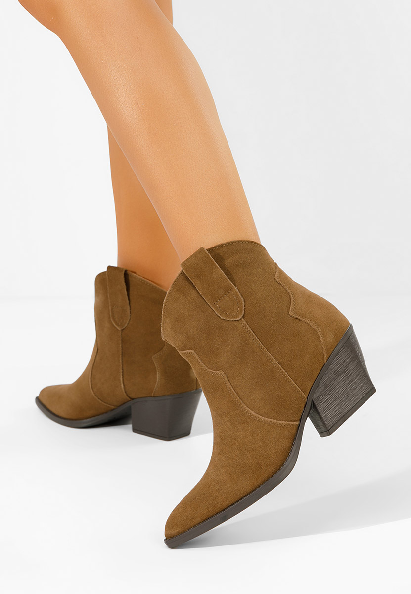 Camelowe kowbojki damskie Glavira