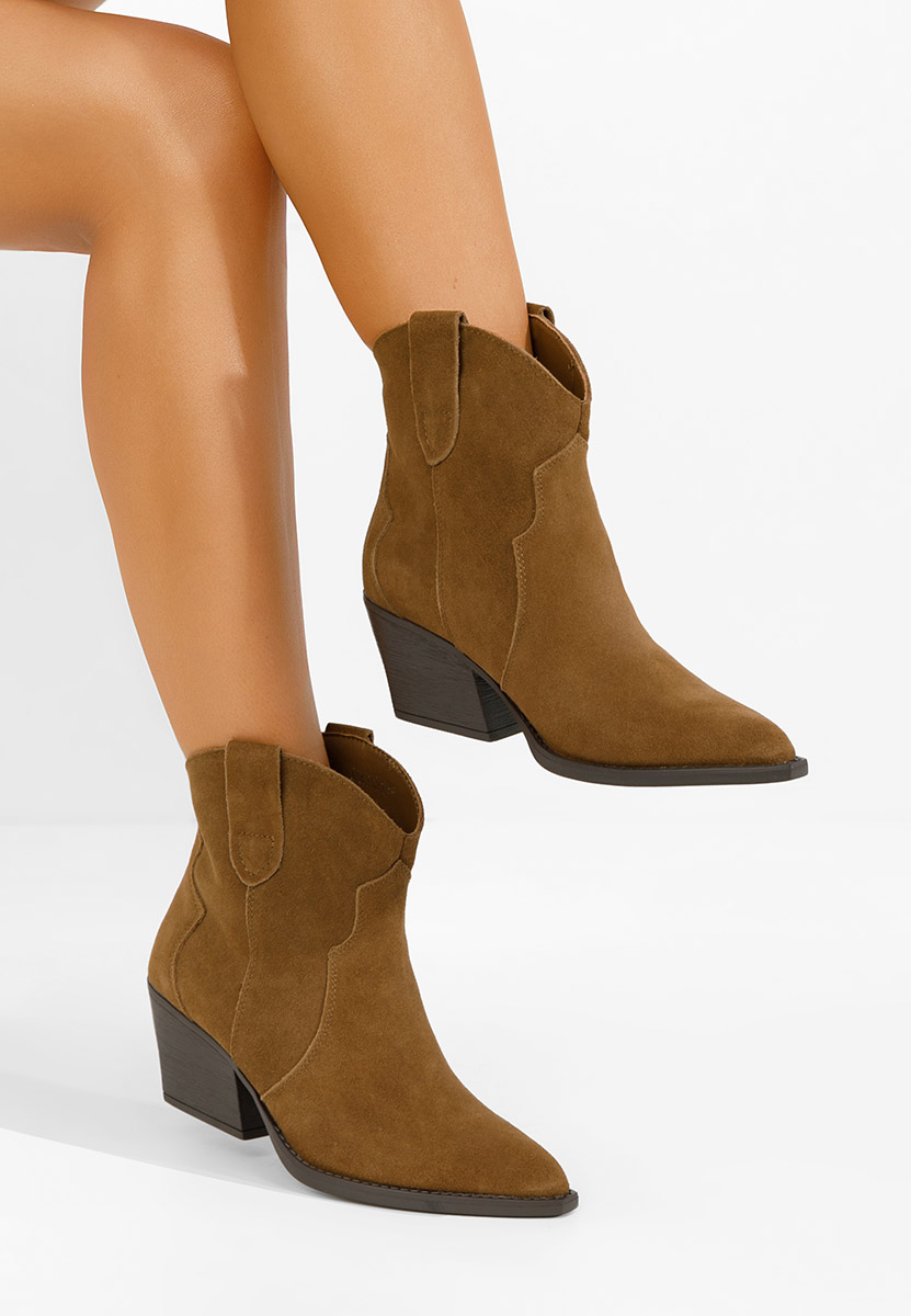 Camelowe kowbojki damskie Glavira