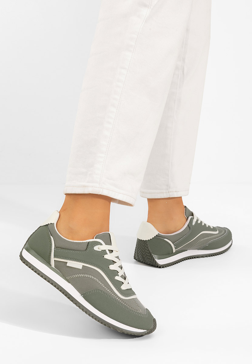 Zielone sneakersy damskie Sprint
