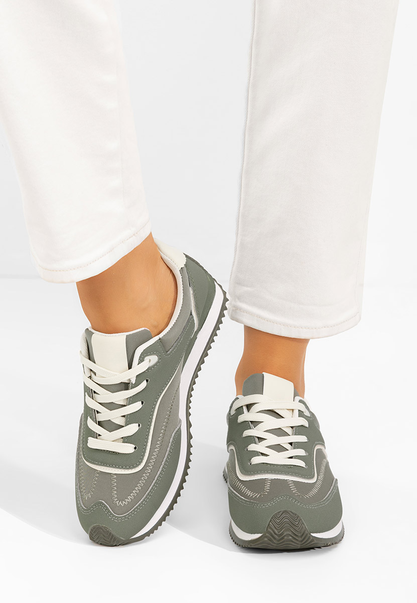 Zielone sneakersy damskie Sprint