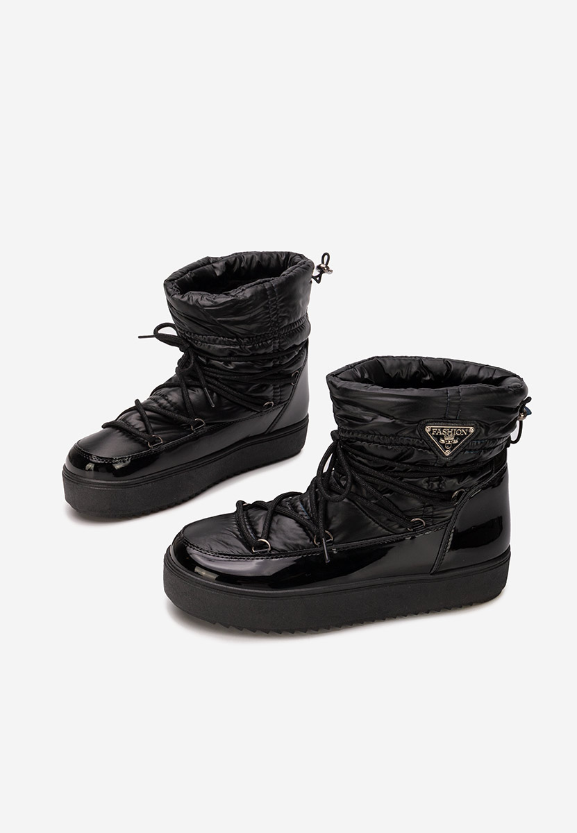 Czarne śniegowce damskie Andaraia