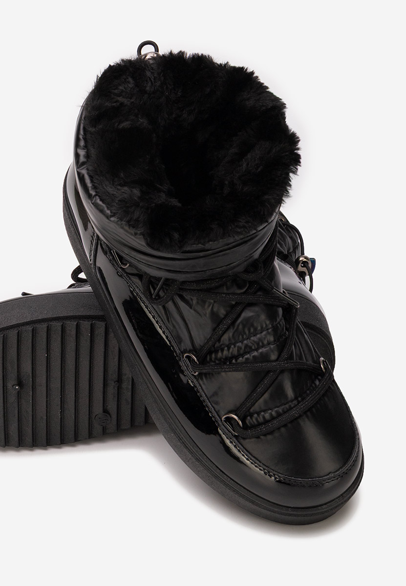 Czarne śniegowce damskie Andaraia