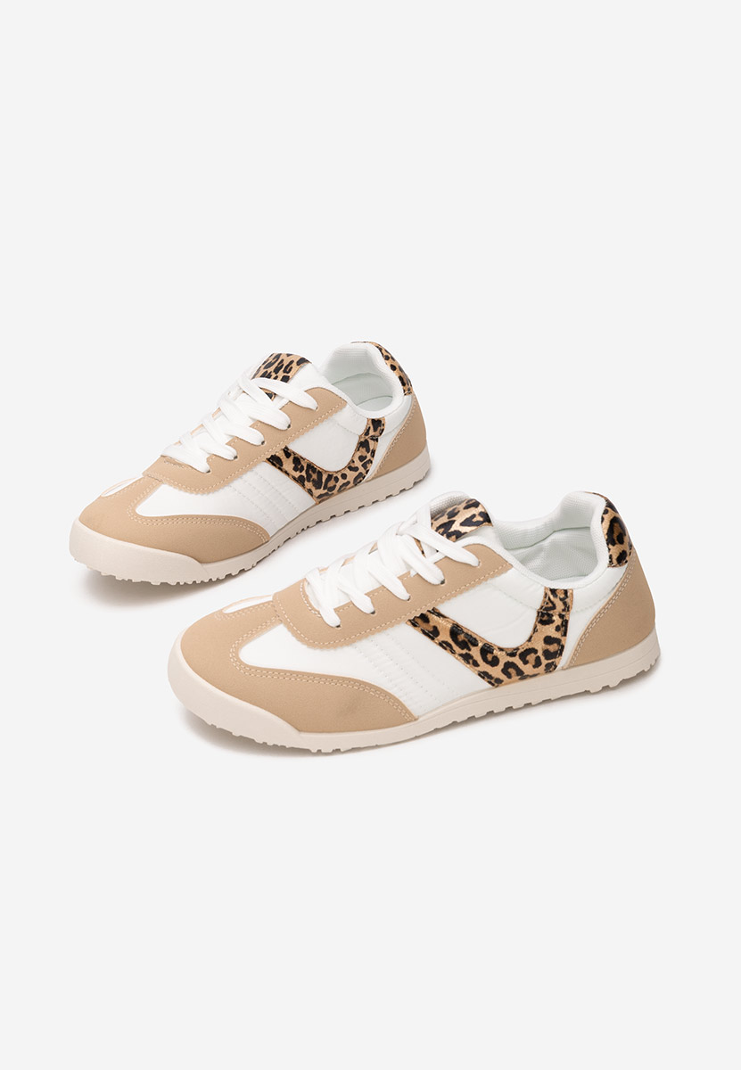 Khaki sneakersy damskie Cleta