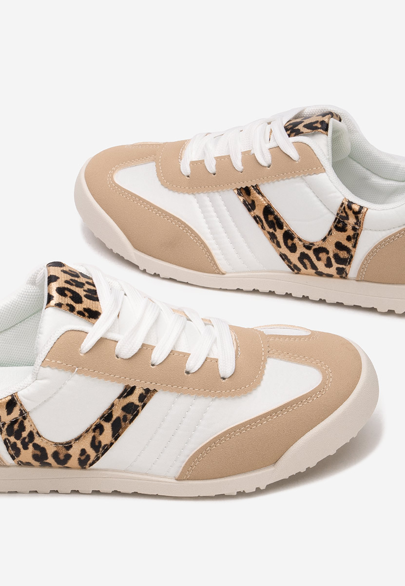 Khaki sneakersy damskie Cleta