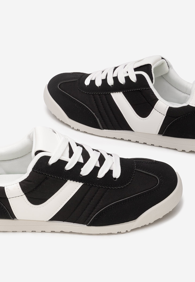 Czarne sneakersy damskie Cleta