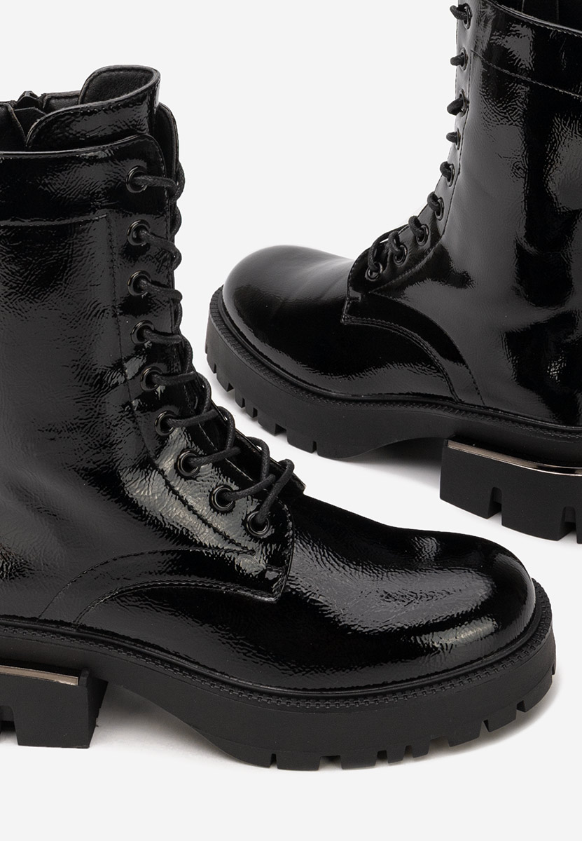 Czarne workery damskie Andela