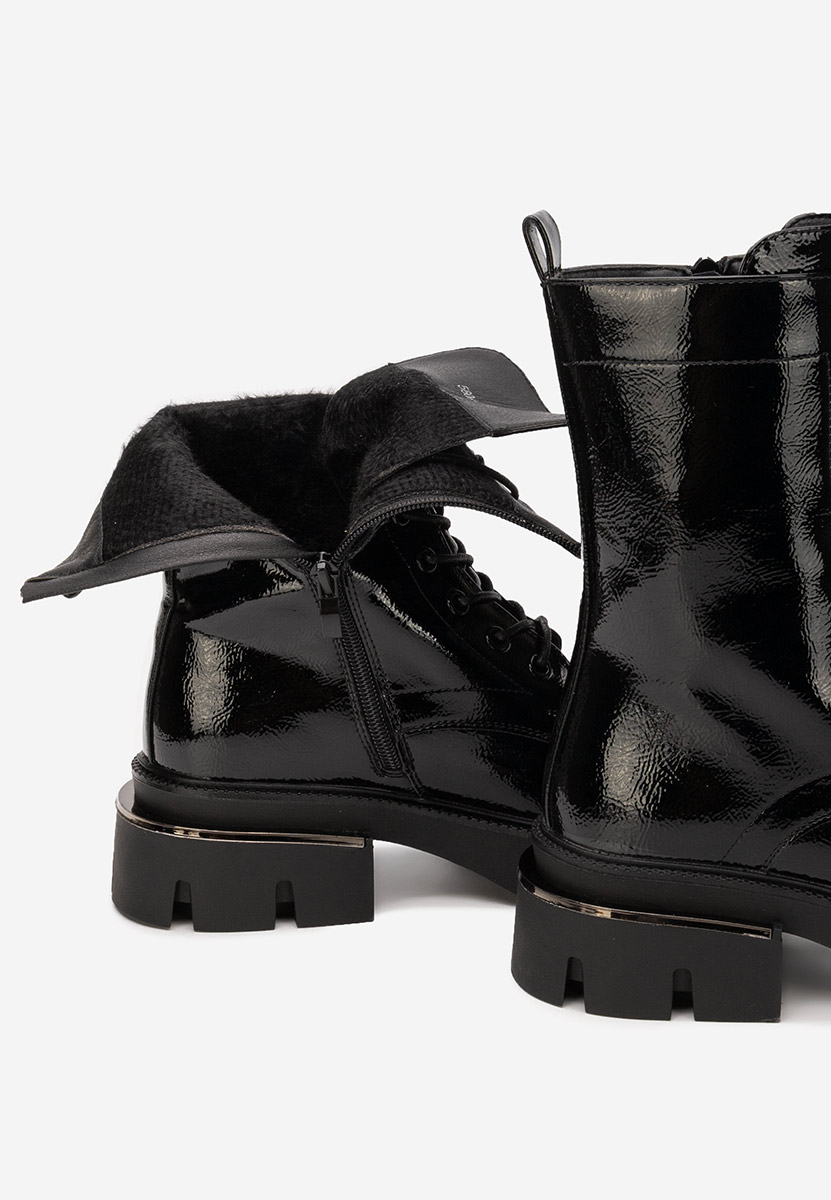 Czarne workery damskie Andela