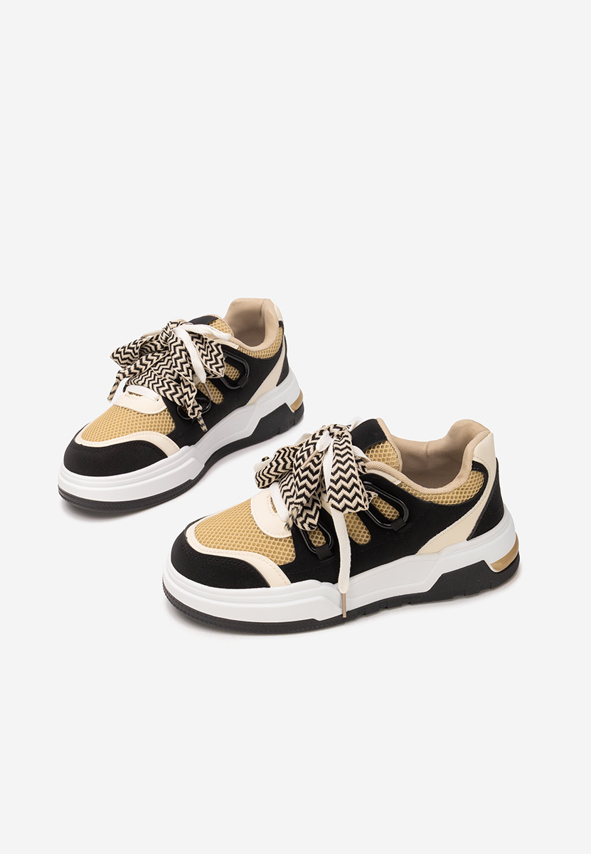 Czarne sneakersy damskie Amelora