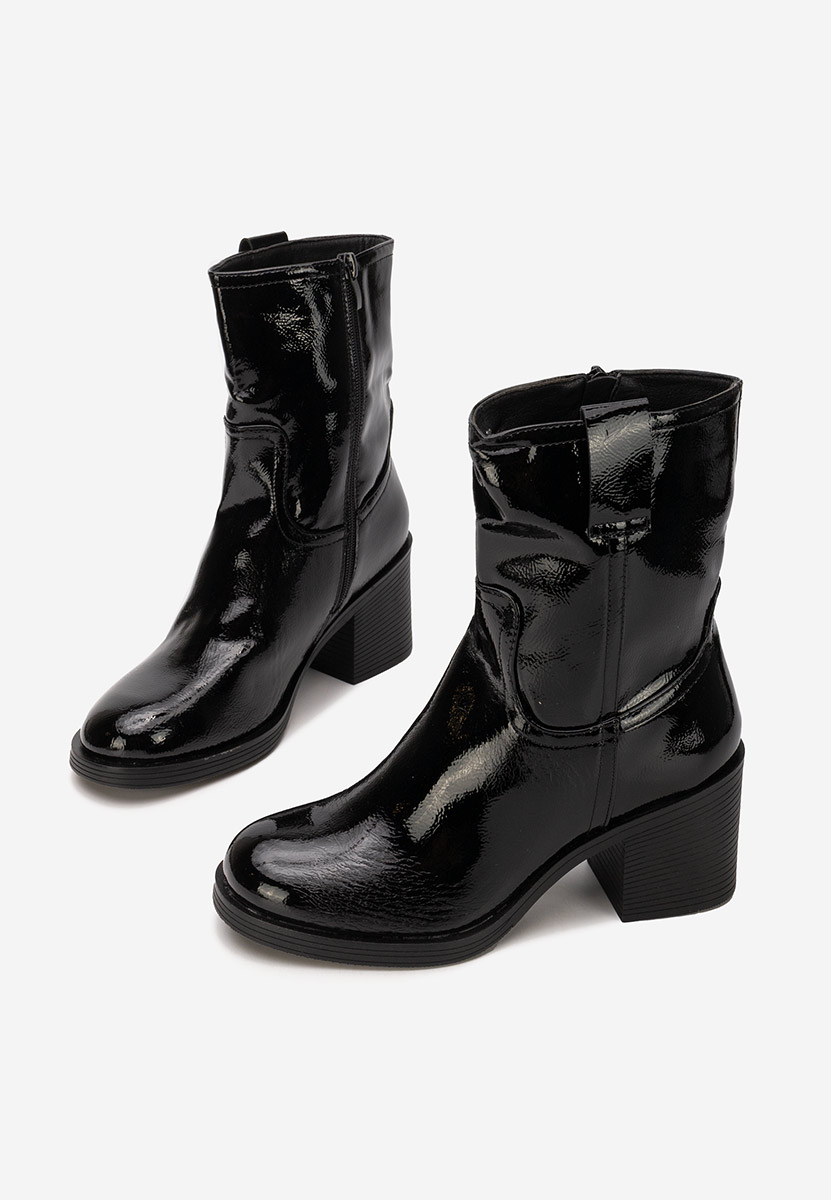 Czarne kozaki damskie Irineia