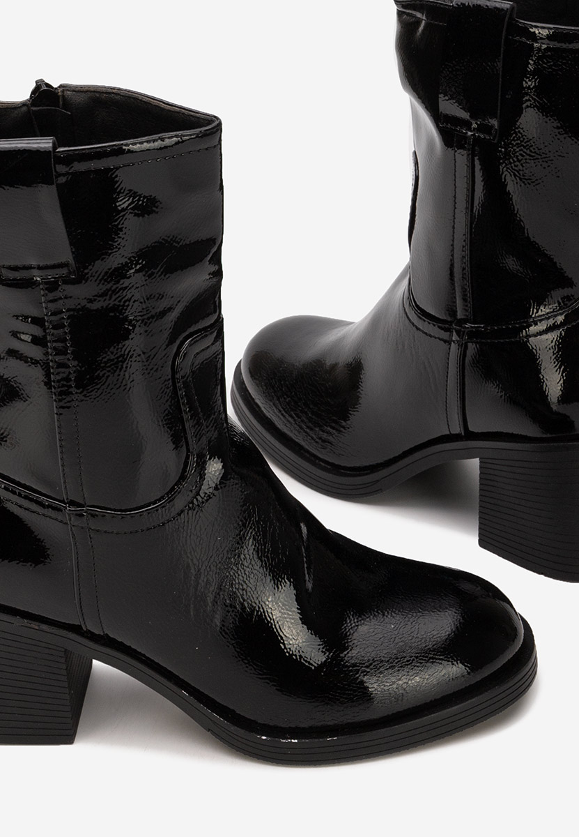 Czarne kozaki damskie Irineia