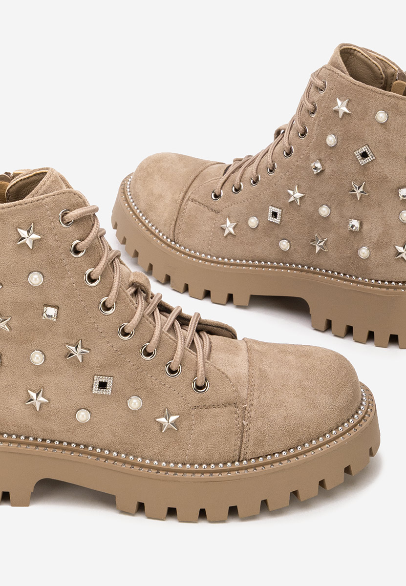 Khaki trapery damskie Stelyana