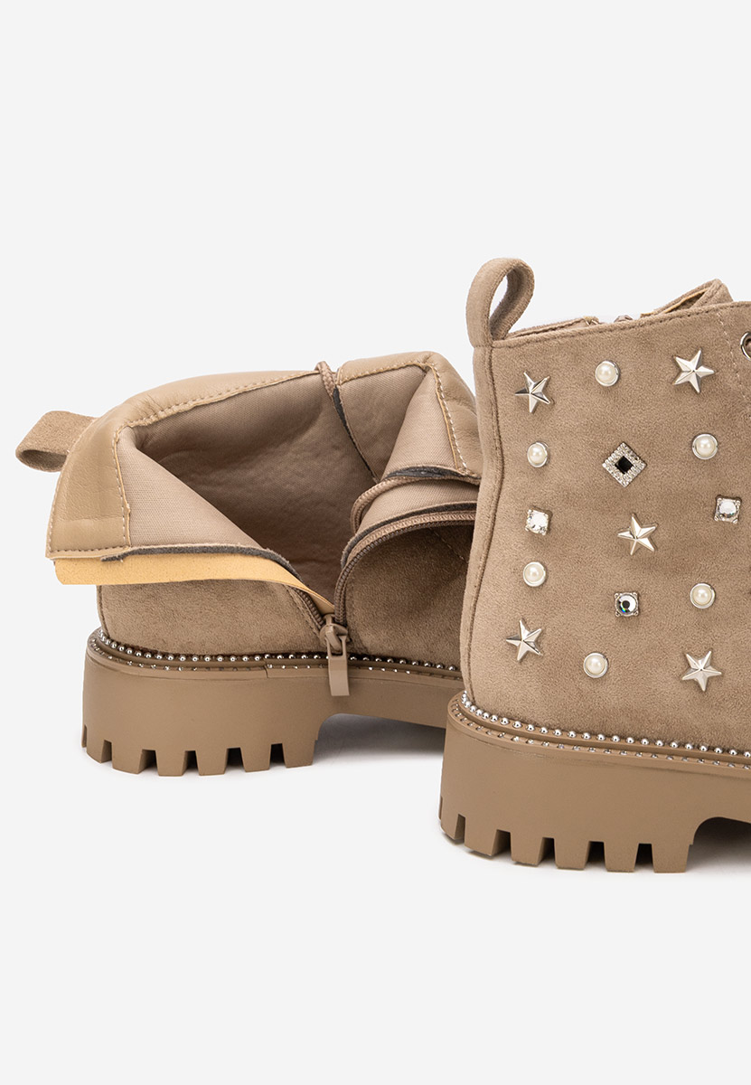 Khaki trapery damskie Stelyana