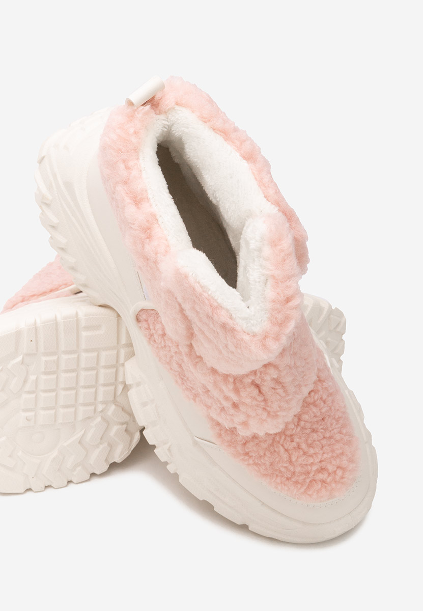 Białe zimowe sneakersy damskie Comino V2