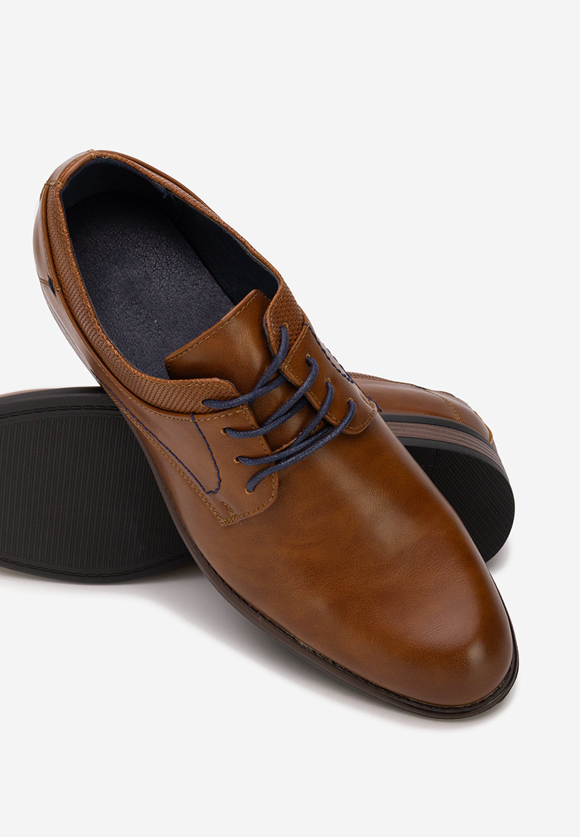 Camelowe półbuty eleganckie męskie Klaus