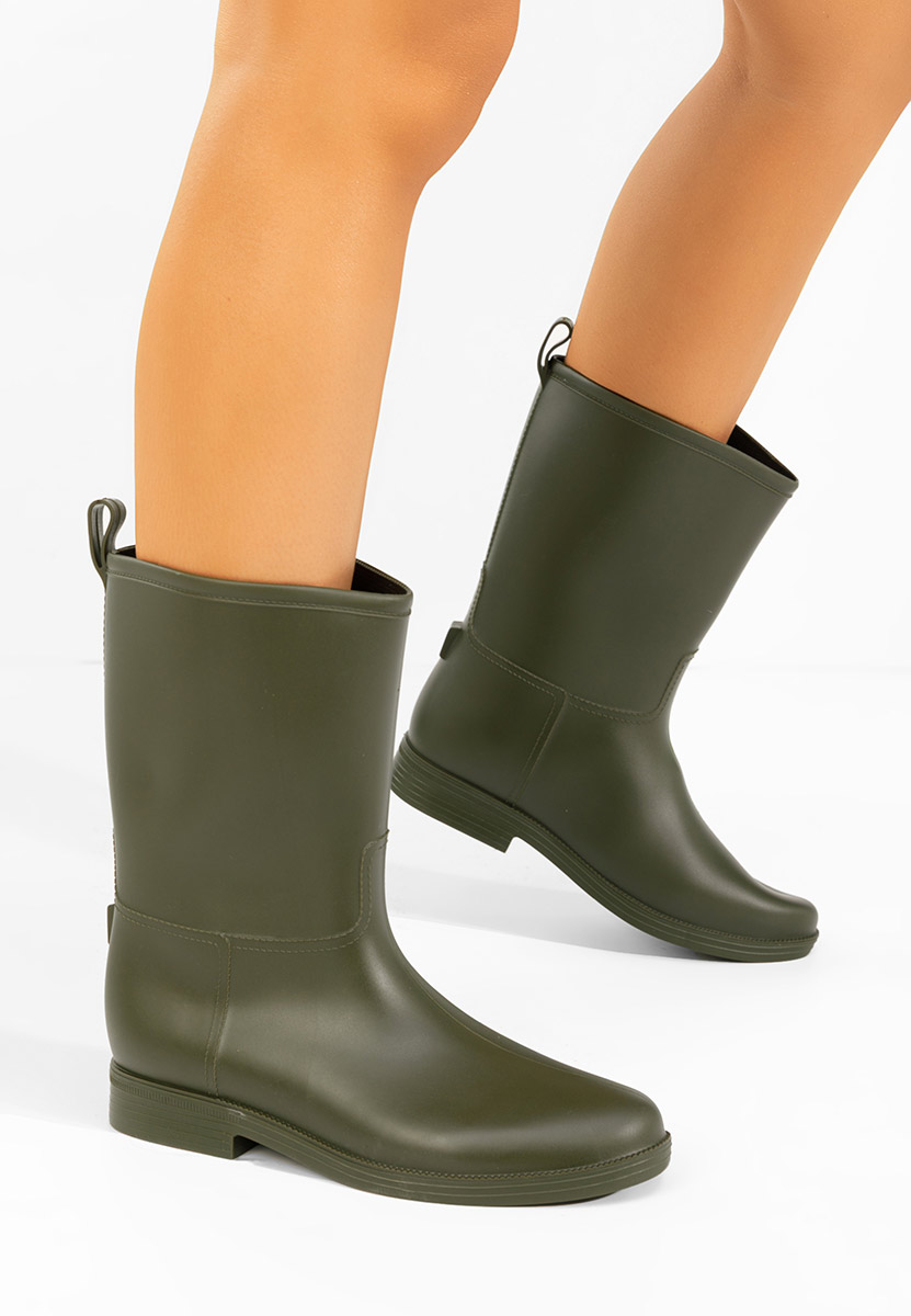 Zielone kalosze damskie Elisea