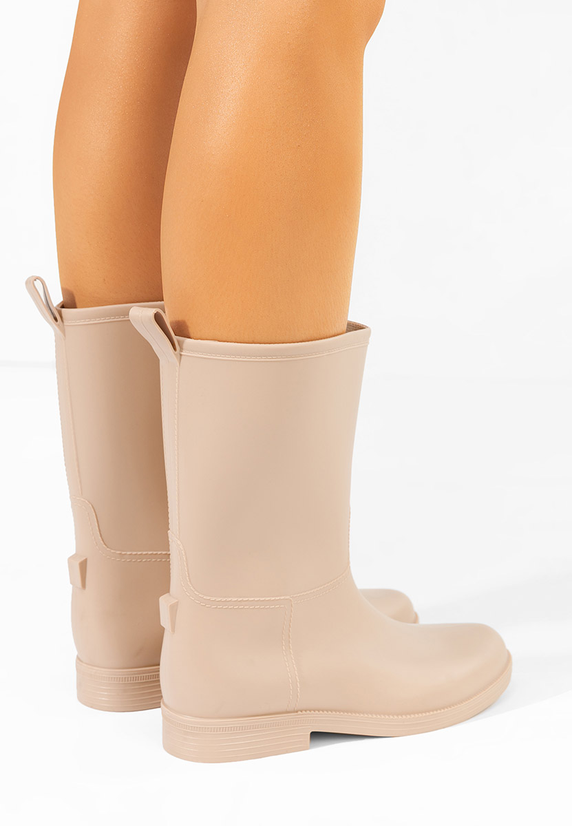 Beżowe kalosze damskie Elisea