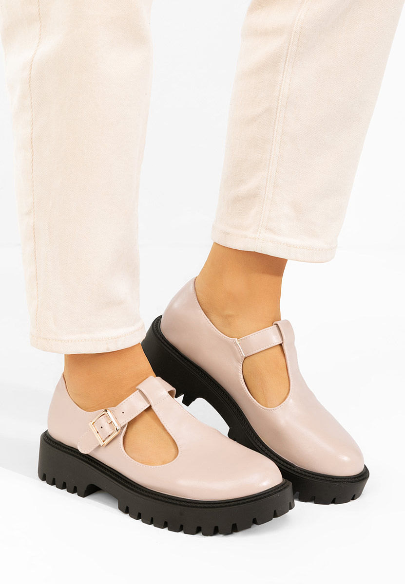 Beżowe półbuty damskie Kenia