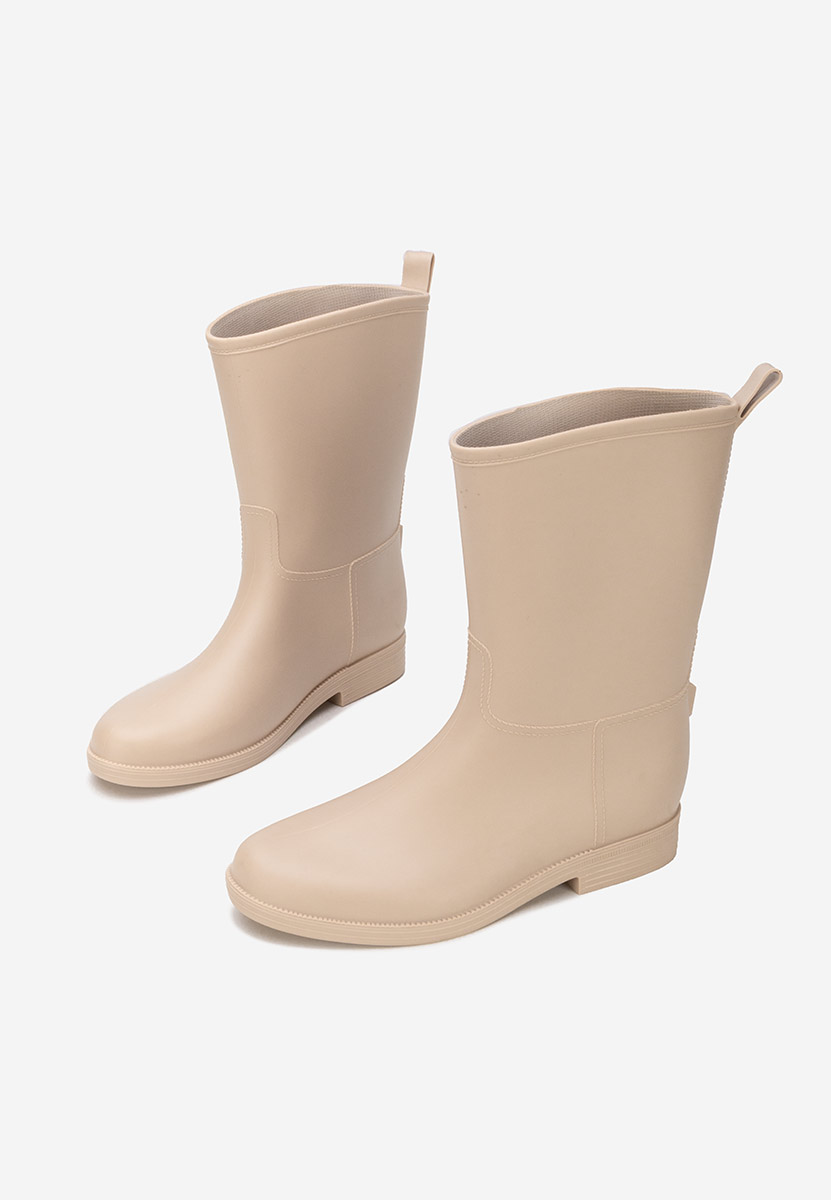 Beżowe kalosze damskie Elisea