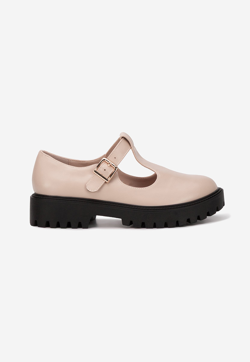 Beżowe półbuty damskie Kenia