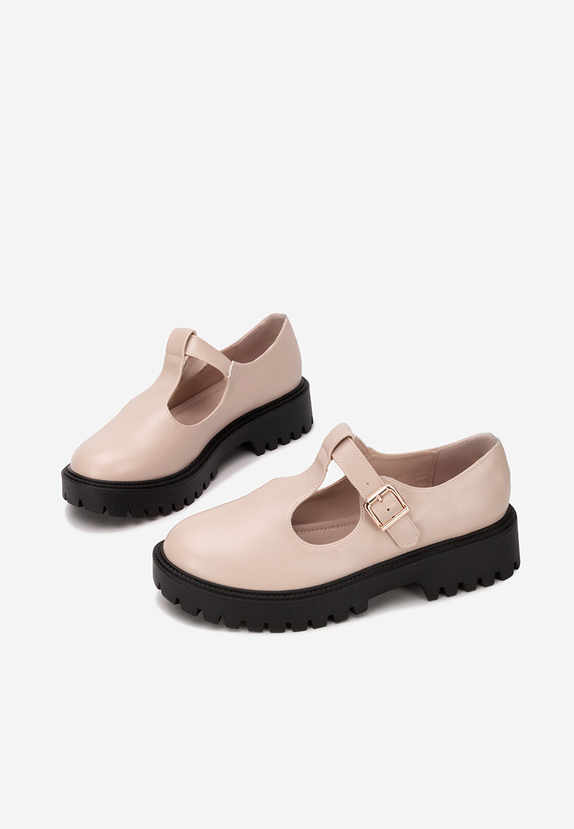 Beżowe półbuty damskie Kenia