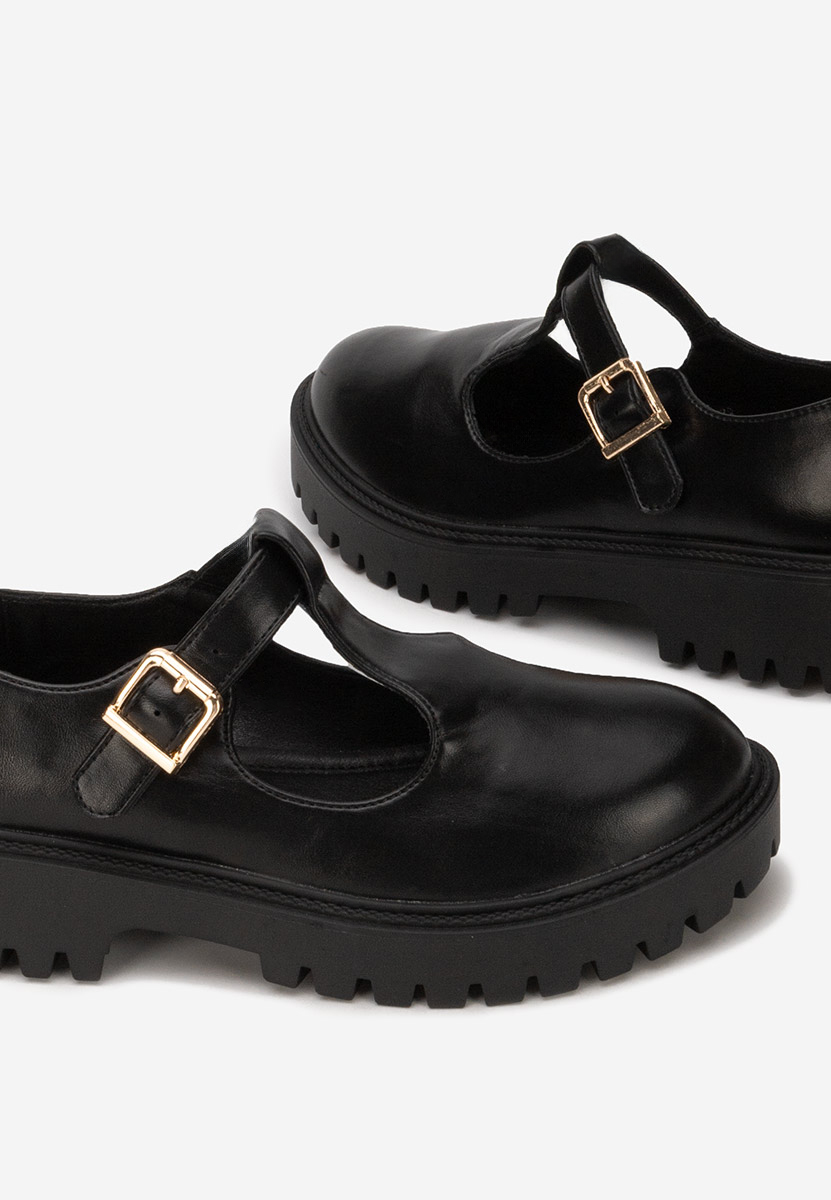 Czarne półbuty damskie Kenia V2