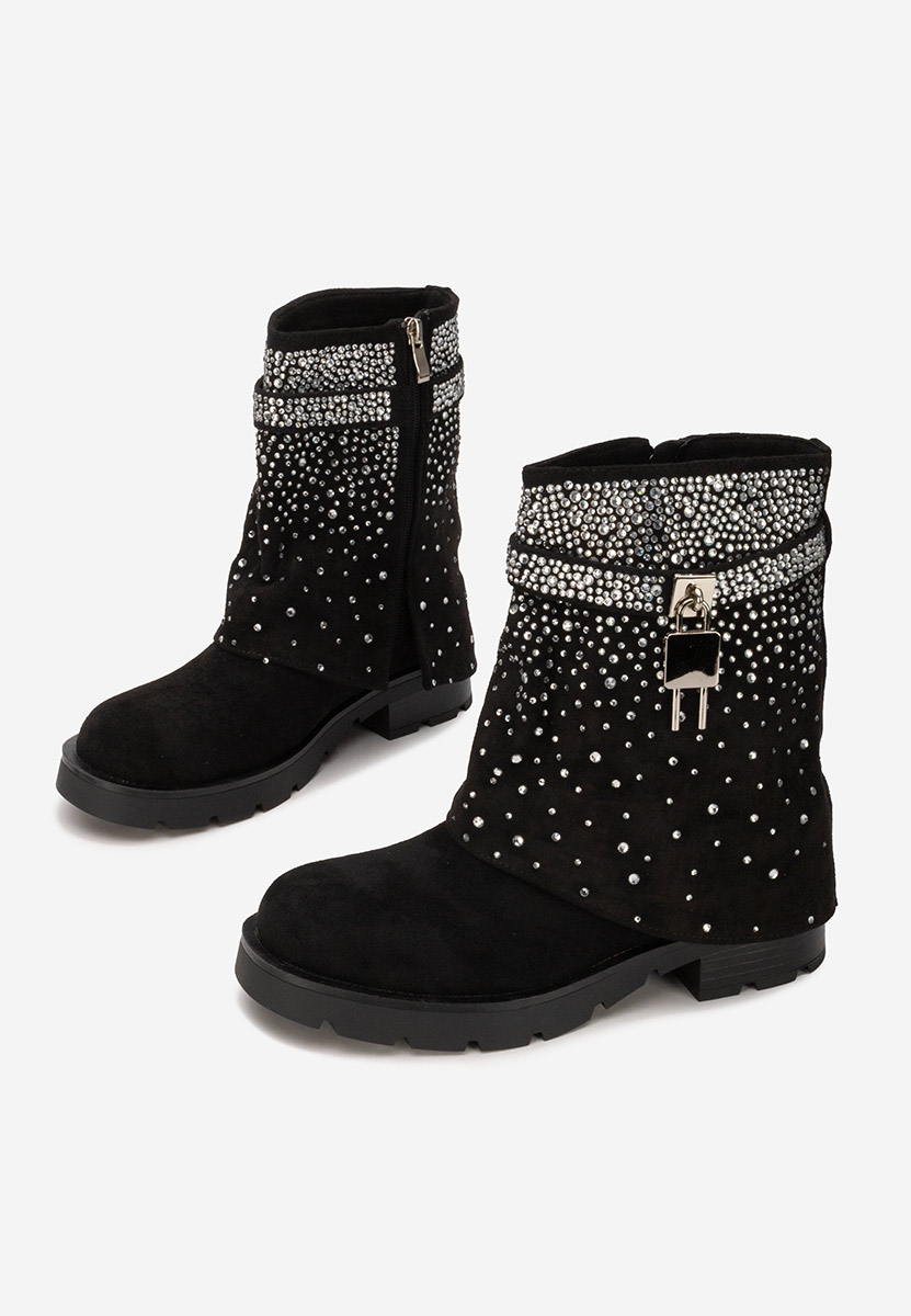 Czarne kozaki damskie Nevira