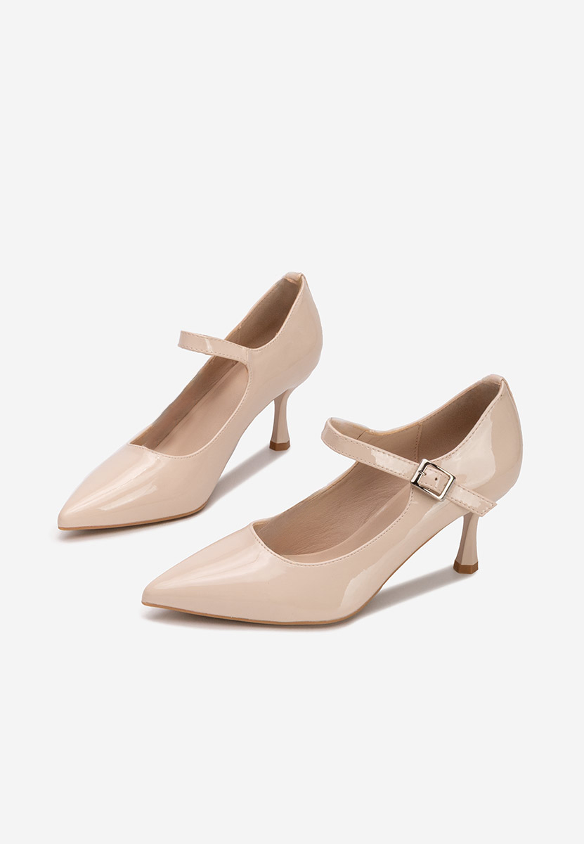 Beżowe czółenka na szpilce Rosilla