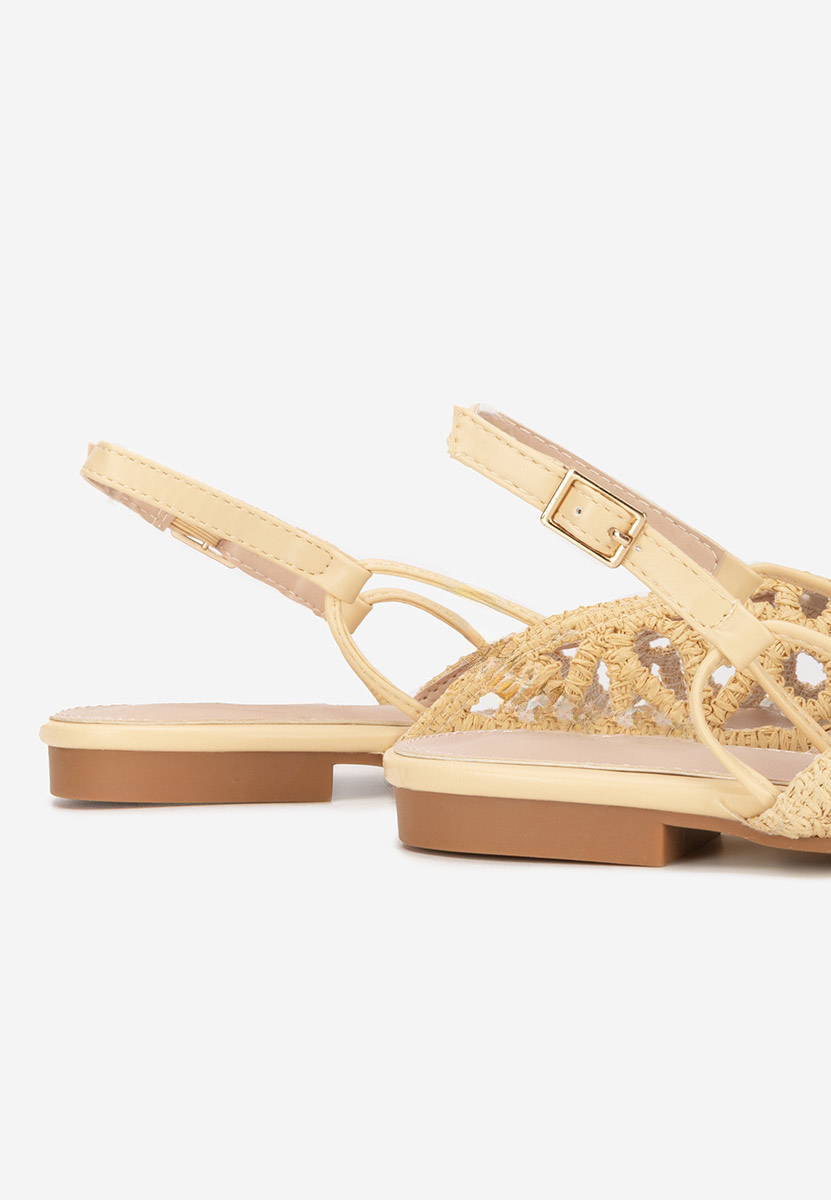 Beżowe baleriny damskie Sharie