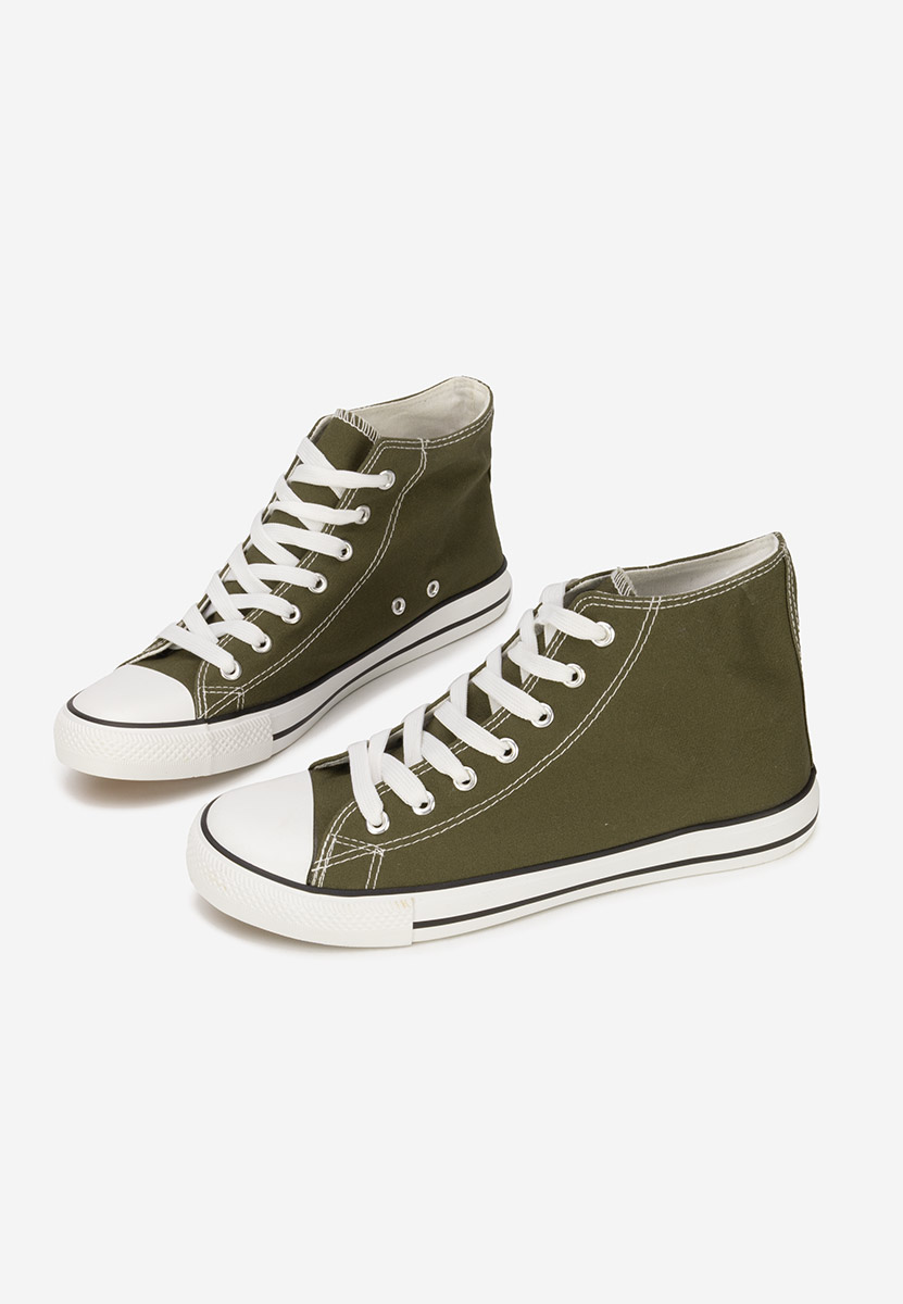 Zielone trampki damskie Cassara