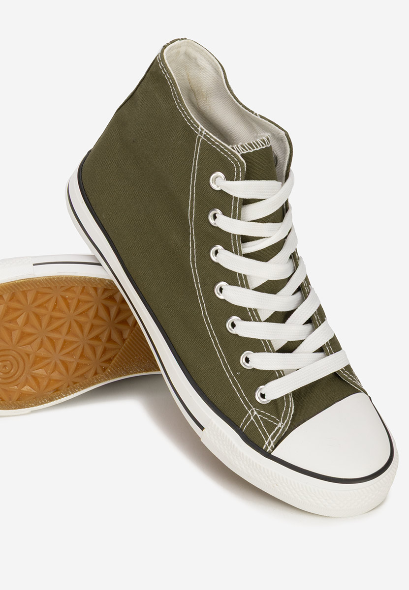 Zielone trampki damskie Cassara