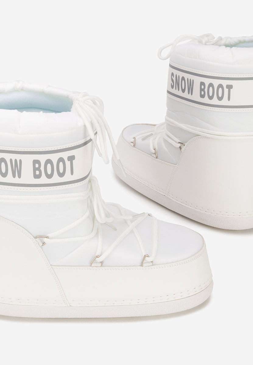 Białe śniegowce damskie Altares