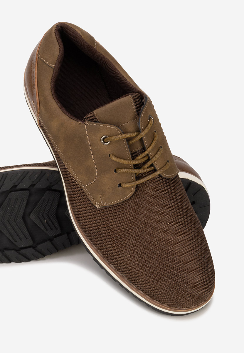 Brązowe półbuty męskie Alfonso