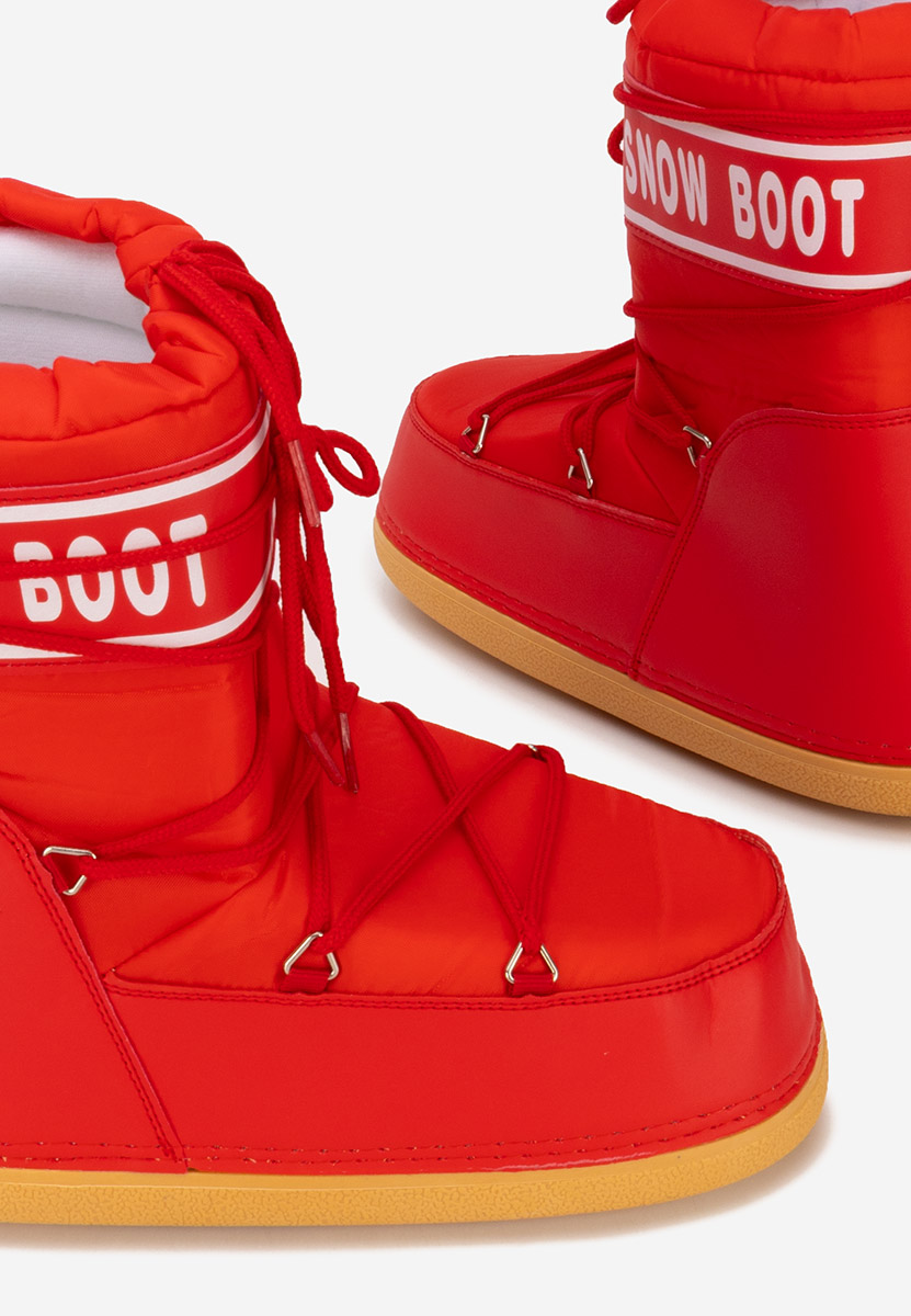 Czerwone śniegowce damskie Altares