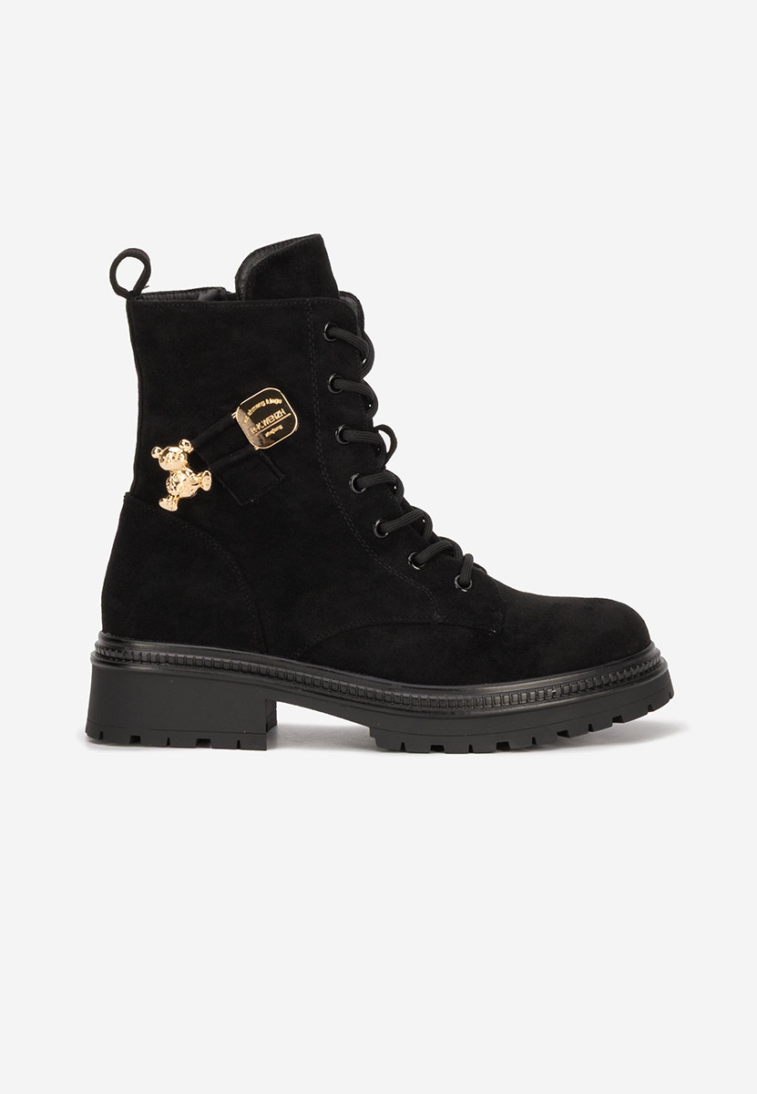 Czarne trapery damskie Harriett