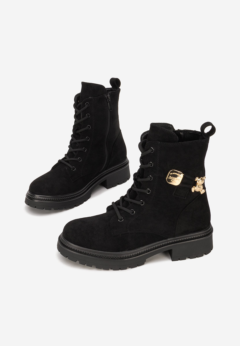 Czarne trapery damskie Harriett