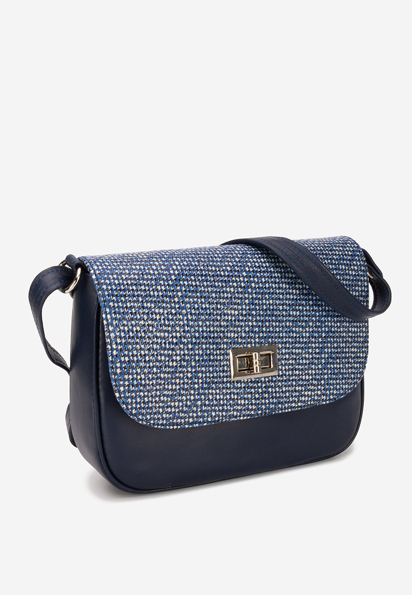 Granatowe torebka na ramię Fliora